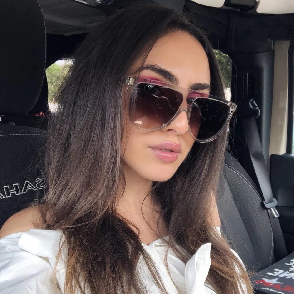 Celine Thin Shadow Sunglasses Oversized Flat Top … - image 2